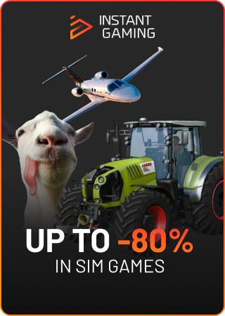 Up to -80% on simulation games